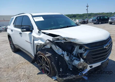 2020 Chevrolet Traverse Awd Premier из США, поврежденный, VIN 1GNEVKKW1LJ307266